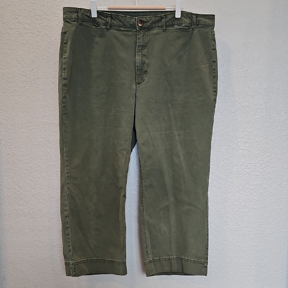 Old Navy Women's Olive Wide Leg Pants